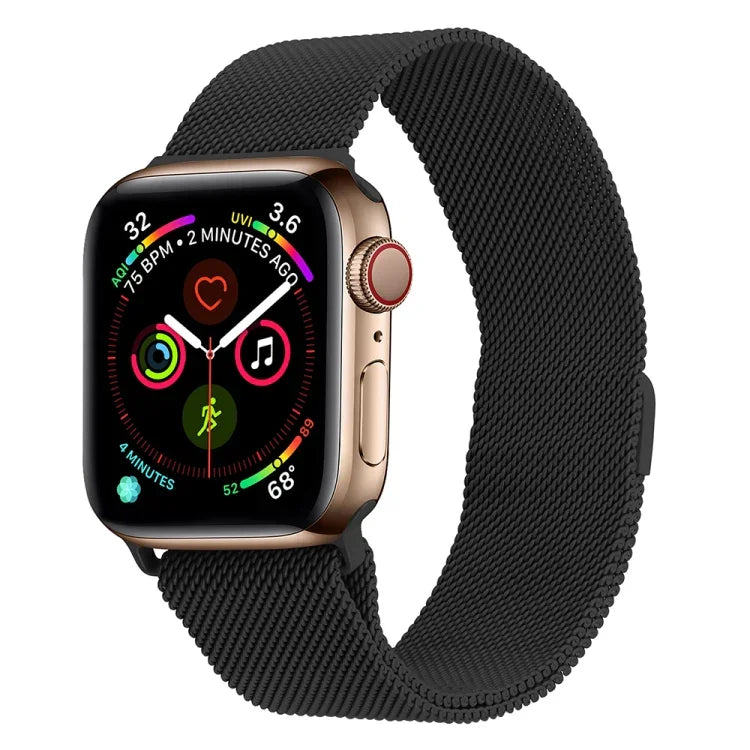 Dây đồng hồ thép không gỉ Milanese cho Apple Watch Series, 7 45mm / 6&SE&5&4 44mm / 3&2&1 42mm, 7 41mm / 6&SE&5&4 40mm / 3&2&1 38mm