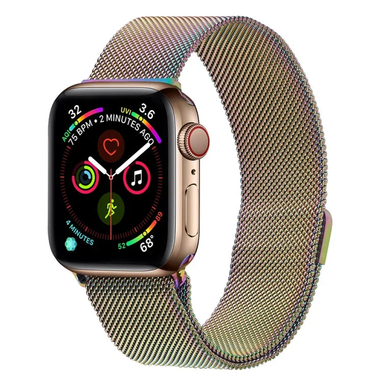 Dây đồng hồ thép không gỉ Milanese cho Apple Watch Series, 7 45mm / 6&SE&5&4 44mm / 3&2&1 42mm, 7 41mm / 6&SE&5&4 40mm / 3&2&1 38mm