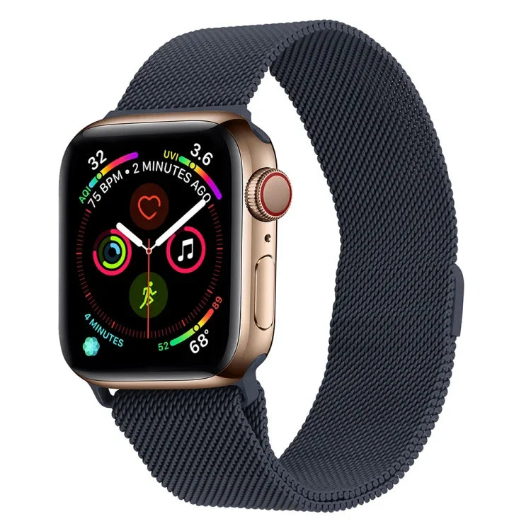 Dây đồng hồ thép không gỉ Milanese cho Apple Watch Series, 7 45mm / 6&SE&5&4 44mm / 3&2&1 42mm, 7 41mm / 6&SE&5&4 40mm / 3&2&1 38mm