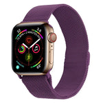 Dây đồng hồ thép không gỉ Milanese cho Apple Watch Series, 7 45mm / 6&SE&5&4 44mm / 3&2&1 42mm, 7 41mm / 6&SE&5&4 40mm / 3&2&1 38mm