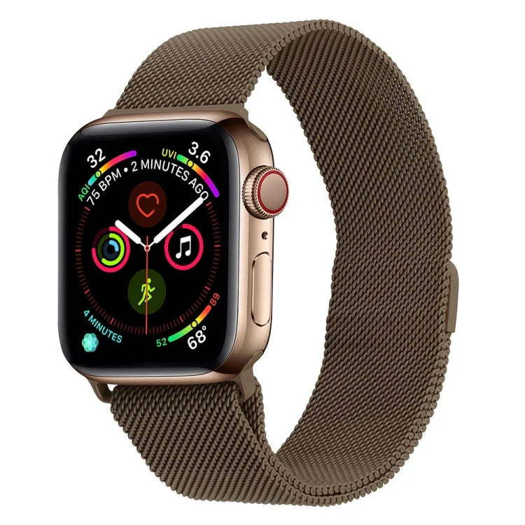 Dây đồng hồ thép không gỉ Milanese cho Apple Watch Series, 7 45mm / 6&SE&5&4 44mm / 3&2&1 42mm, 7 41mm / 6&SE&5&4 40mm / 3&2&1 38mm