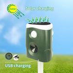 Máy đuổi động vật ngoài trời năng lượng mặt trời siêu âm 360 độ SJZ026, SJZ026