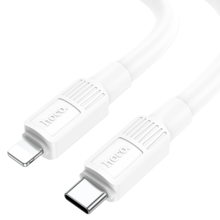 hoco X84 Cáp sạc dữ liệu PD chắc chắn 20W USB-C / Type-C sang 8 Pin, dài 1m