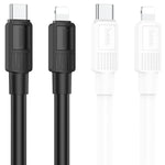hoco X84 Cáp sạc dữ liệu PD chắc chắn 20W USB-C / Type-C sang 8 Pin, dài 1m