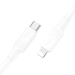 hoco X84 Cáp sạc dữ liệu PD chắc chắn 20W USB-C / Type-C sang 8 Pin, dài 1m