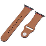 Dây đồng hồ da PU khóa đen cho Apple Watch Series, 7 45mm / 6&SE&5&4 44mm / 3&2&1 42mm, 7 41mm / 6&SE&5&4 40mm / 3&2&1 38mm