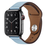 Dây đồng hồ da PU khóa đen cho Apple Watch Series, 7 45mm / 6&SE&5&4 44mm / 3&2&1 42mm, 7 41mm / 6&SE&5&4 40mm / 3&2&1 38mm