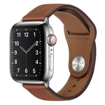 Dây đồng hồ da PU khóa bạc cho Apple Watch Series, 7 45mm / 6&SE&5&4 44mm / 3&2&1 42mm, 7 41mm / 6&SE&5&4 40mm / 3&2&1 38mm