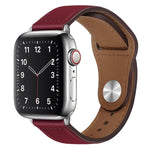 Dây đồng hồ da PU khóa bạc cho Apple Watch Series, 7 45mm / 6&SE&5&4 44mm / 3&2&1 42mm, 7 41mm / 6&SE&5&4 40mm / 3&2&1 38mm