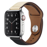 Dây đồng hồ da PU khóa bạc cho Apple Watch Series, 7 45mm / 6&SE&5&4 44mm / 3&2&1 42mm, 7 41mm / 6&SE&5&4 40mm / 3&2&1 38mm