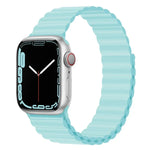 Dây đồng hồ silicone nam châm cho Apple Watch Series, 7 45mm / 6&SE&5&4 44mm / 3&2&1 42mm, 7 41mm / 6&SE&5&4 40mm / 3&2&1 38mm