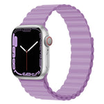 Dây đồng hồ silicone nam châm cho Apple Watch Series, 7 45mm / 6&SE&5&4 44mm / 3&2&1 42mm, 7 41mm / 6&SE&5&4 40mm / 3&2&1 38mm