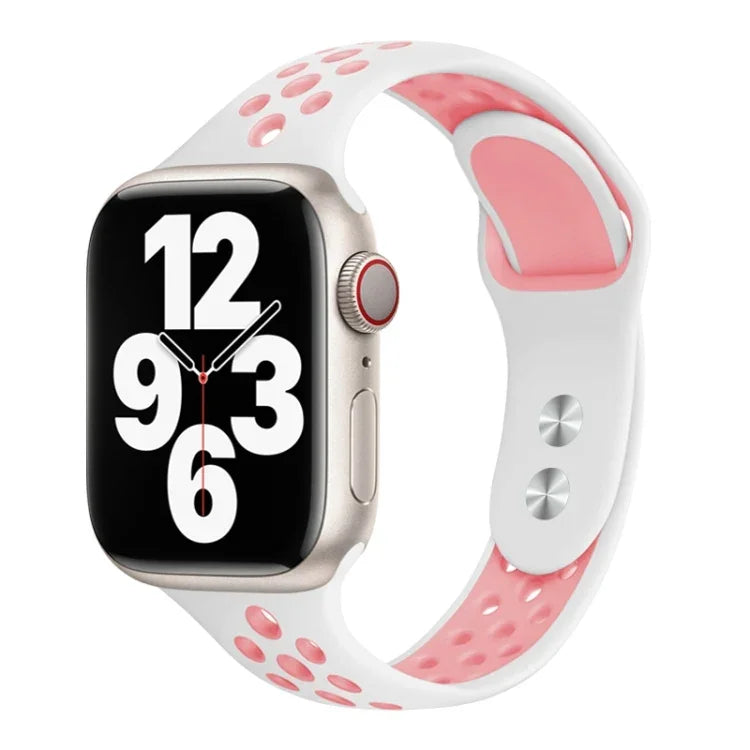 Dây đồng hồ eo nhỏ đinh đôi cho Apple Watch Series, 7 45mm / 6&SE&5&4 44mm / 3&2&1 42mm, 7 41mm / 6&SE&5&4 40mm / 3&2&1 38mm