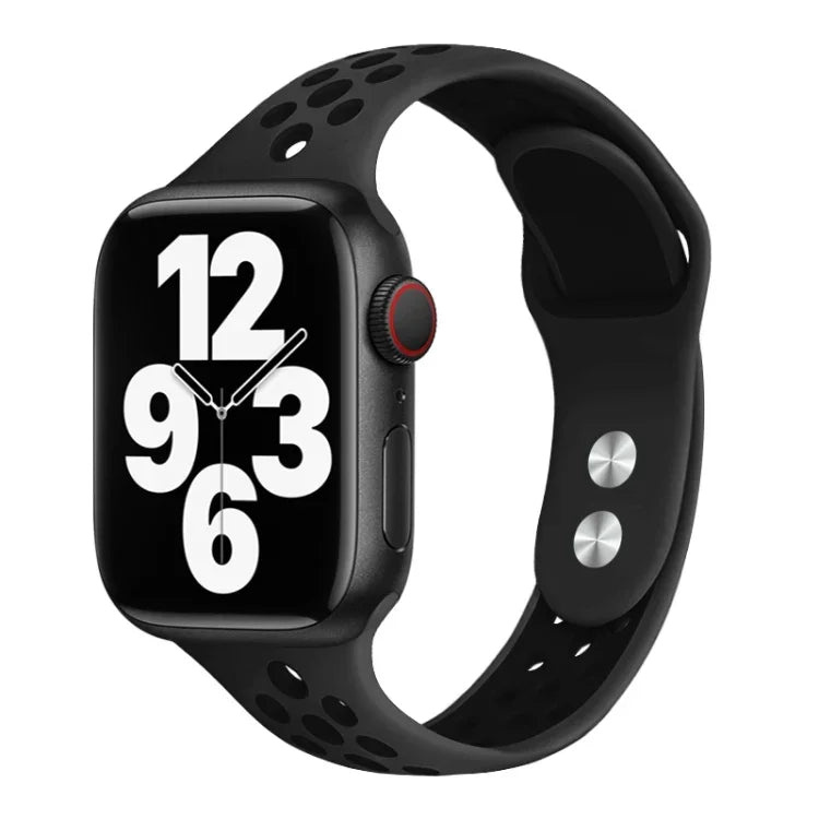 Dây đồng hồ eo nhỏ đinh đôi cho Apple Watch Series, 7 45mm / 6&SE&5&4 44mm / 3&2&1 42mm, 7 41mm / 6&SE&5&4 40mm / 3&2&1 38mm