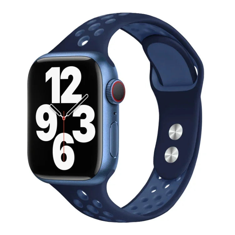 Dây đồng hồ eo nhỏ đinh đôi cho Apple Watch Series, 7 45mm / 6&SE&5&4 44mm / 3&2&1 42mm, 7 41mm / 6&SE&5&4 40mm / 3&2&1 38mm