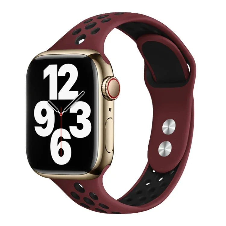 Dây đồng hồ eo nhỏ đinh đôi cho Apple Watch Series, 7 45mm / 6&SE&5&4 44mm / 3&2&1 42mm, 7 41mm / 6&SE&5&4 40mm / 3&2&1 38mm