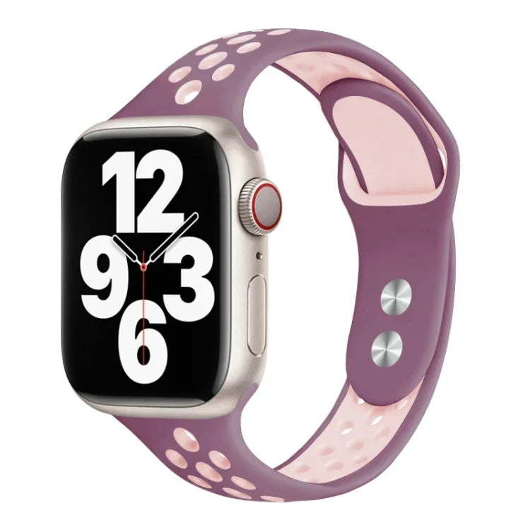 Dây đồng hồ eo nhỏ đinh đôi cho Apple Watch Series, 7 45mm / 6&SE&5&4 44mm / 3&2&1 42mm, 7 41mm / 6&SE&5&4 40mm / 3&2&1 38mm