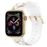 Dây đồng hồ in màu khóa vuông cho Apple Watch Series, 7 45mm / 6&SE&5&4 44mm / 3&2&1 42mm, 7 41mm / 6&SE&5&4 40mm / 3&2&1 38mm