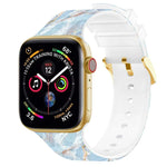 Dây đồng hồ in màu khóa vuông cho Apple Watch Series, 7 45mm / 6&SE&5&4 44mm / 3&2&1 42mm, 7 41mm / 6&SE&5&4 40mm / 3&2&1 38mm