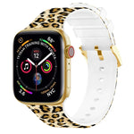 Dây đồng hồ in màu khóa vuông cho Apple Watch Series, 7 45mm / 6&SE&5&4 44mm / 3&2&1 42mm, 7 41mm / 6&SE&5&4 40mm / 3&2&1 38mm