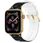 Dây đồng hồ in màu khóa vuông cho Apple Watch Series, 7 45mm / 6&SE&5&4 44mm / 3&2&1 42mm, 7 41mm / 6&SE&5&4 40mm / 3&2&1 38mm