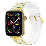 Dây đồng hồ in màu khóa vuông cho Apple Watch Series, 7 45mm / 6&SE&5&4 44mm / 3&2&1 42mm, 7 41mm / 6&SE&5&4 40mm / 3&2&1 38mm