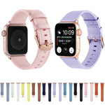 Dây đồng hồ da thật đa năng cho Apple Watch Series, 7 45mm / 6&SE&5&4 44mm / 3&2&1 42mm, 7 41mm / 6&SE&5&4 40mm / 3&2&1 38mm