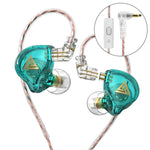 Tai nghe có dây âm thanh bass HiFi QKZ AK6 PLUS, cáp âm thanh tháo rời, bass mạnh, có mic, không mic