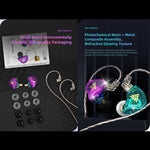 Tai nghe có dây âm thanh bass HiFi QKZ AK6 PLUS, cáp âm thanh tháo rời, bass mạnh, có mic, không mic
