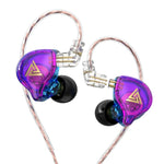 Tai nghe có dây âm thanh bass HiFi QKZ AK6 PLUS, cáp âm thanh tháo rời, bass mạnh, có mic, không mic