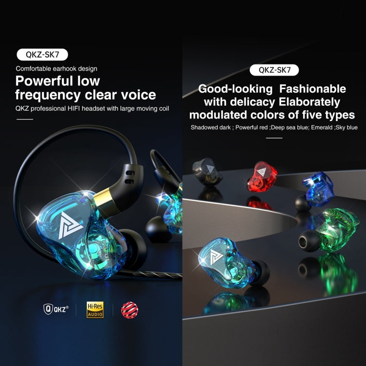 Tai nghe thể thao in-ear 3.5mm driver đồng QKZ SK7 có dây stereo HIFI, có mic