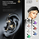 Tai nghe thể thao in-ear 3.5mm động QKZ SK8 HIFI monitor, có mic
