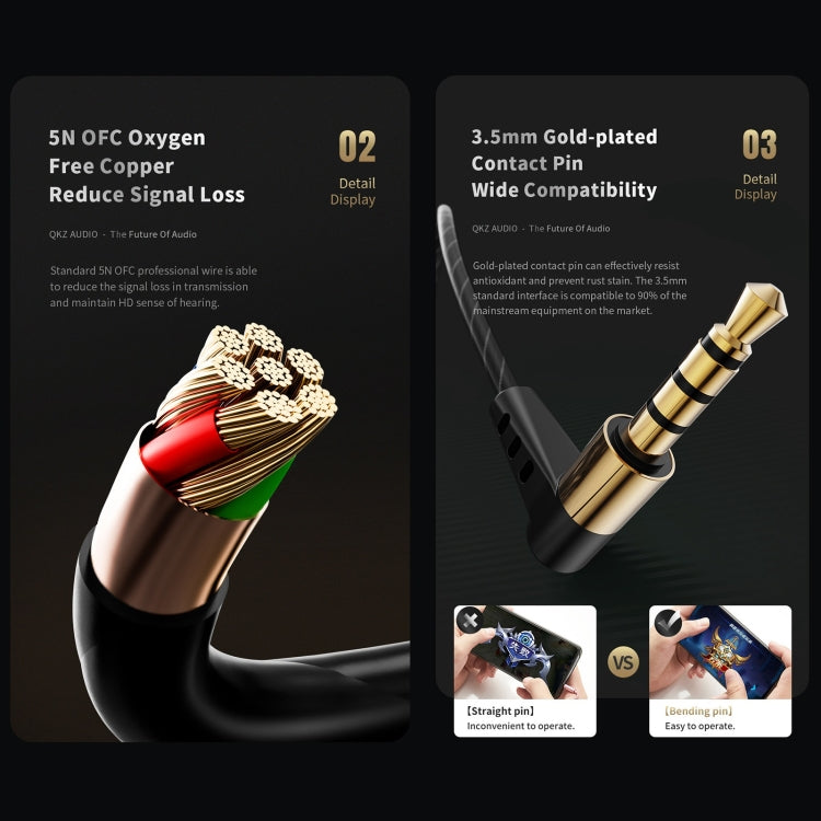 Tai nghe thể thao in-ear 3.5mm động QKZ SK8 HIFI monitor, có mic