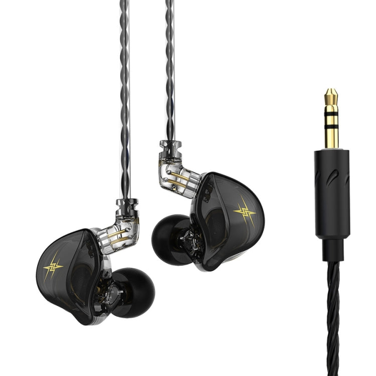 Tai nghe in-ear thể thao có dây điều khiển cắm QKZ ZXT stereo HIFI stage monitor, phiên bản tiêu chuẩn, có mic