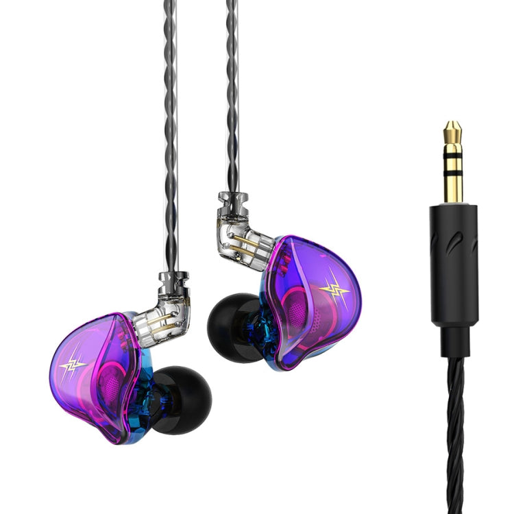 Tai nghe in-ear thể thao có dây điều khiển cắm QKZ ZXT stereo HIFI stage monitor, phiên bản tiêu chuẩn, có mic