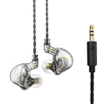 Tai nghe in-ear thể thao có dây điều khiển cắm QKZ ZXT stereo HIFI stage monitor, phiên bản tiêu chuẩn, có mic