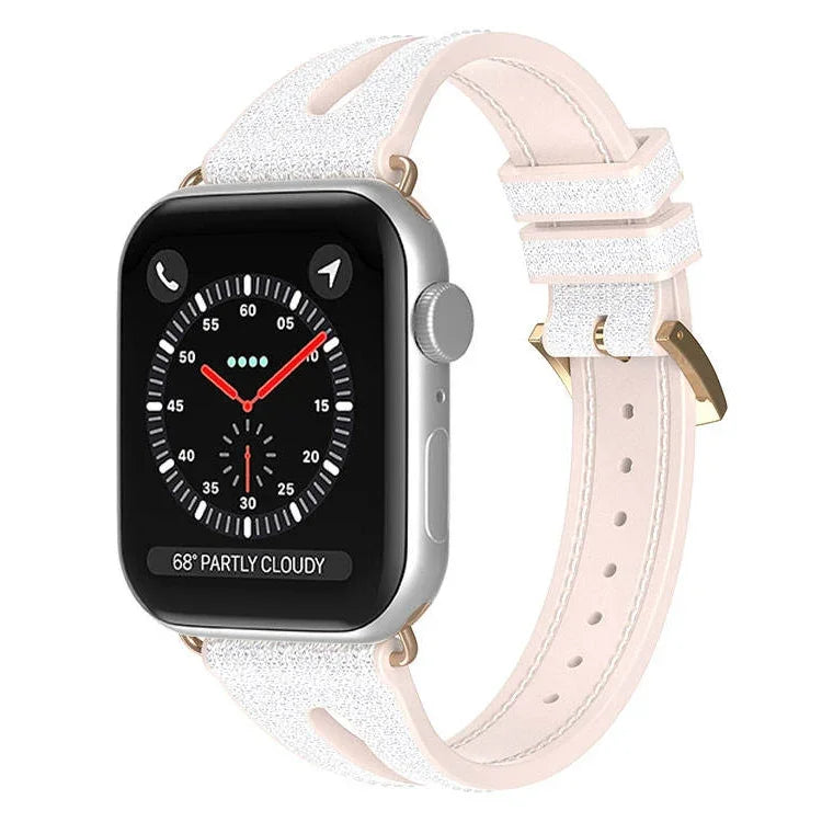 Dây đồng hồ mảnh lấp lánh cho Apple Watch Series, 7 45mm / 6&SE&5&4 44mm / 3&2&1 42mm, 7 41mm / 6&SE&5&4 40mm / 3&2&1 38mm