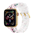 Dây đồng hồ trong suốt khóa vuông cho Apple Watch Series, 7 45mm / 6&SE&5&4 44mm / 3&2&1 42mm, 7 41mm / 6&SE&5&4 40mm / 3&2&1 38mm