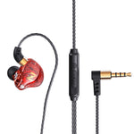 Tai nghe nhét tai QKZ ZEN Subwoofer điều khiển bằng dây cho âm nhạc, chạy bộ, thể thao kèm mic