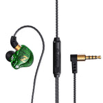 Tai nghe nhét tai QKZ ZEN Subwoofer điều khiển bằng dây cho âm nhạc, chạy bộ, thể thao kèm mic