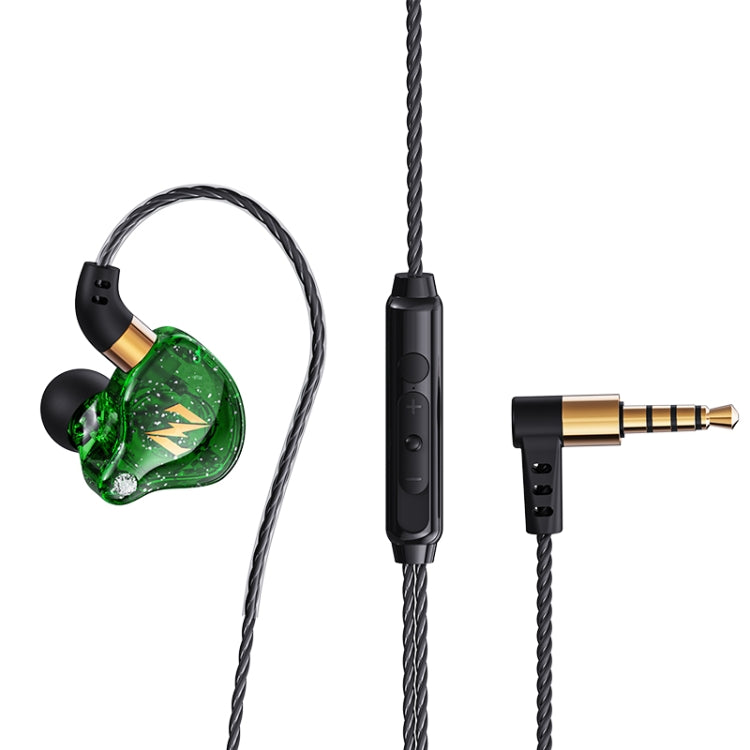Tai nghe nhét tai QKZ ZEN Subwoofer điều khiển bằng dây cho âm nhạc, chạy bộ, thể thao kèm mic