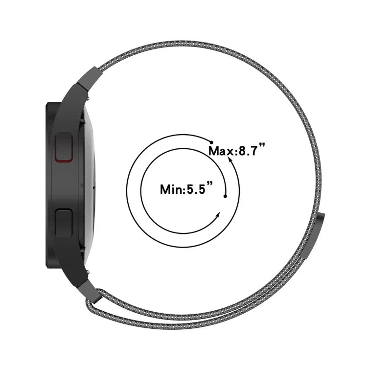 Dây đồng hồ Milanese, Dành cho Samsung Galaxy Watch 5 40mm / 44mm, Dành cho Samsung Galaxy Watch 5 Pro 45mm