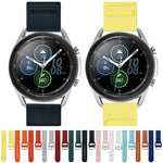 Universal Single Color Silicone Watch Band, 18mm, 20mm, 22mm