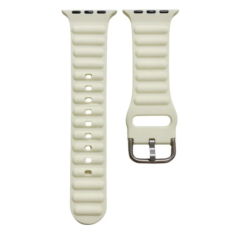 Dây đồng hồ silicone màu đơn cho Apple Watch Series, 7 45mm / 6&SE&5&4 44mm / 3&2&1 42mm, 7 41mm / 6&SE&5&4 40mm / 3&2&1 38mm