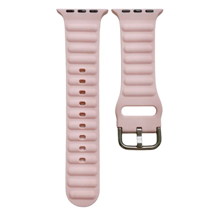Dây đồng hồ silicone màu đơn cho Apple Watch Series, 7 45mm / 6&SE&5&4 44mm / 3&2&1 42mm, 7 41mm / 6&SE&5&4 40mm / 3&2&1 38mm