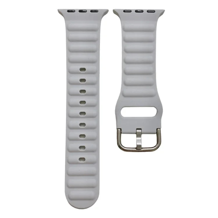Dây đồng hồ silicone màu đơn cho Apple Watch Series, 7 45mm / 6&SE&5&4 44mm / 3&2&1 42mm, 7 41mm / 6&SE&5&4 40mm / 3&2&1 38mm