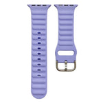 Dây đồng hồ silicone màu đơn cho Apple Watch Series, 7 45mm / 6&SE&5&4 44mm / 3&2&1 42mm, 7 41mm / 6&SE&5&4 40mm / 3&2&1 38mm
