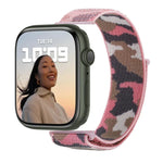Dây đồng hồ vòng nylon cho Apple Watch Series, 7 45mm / 6&SE&5&4 44mm / 3&2&1 42mm, 7 41mm / 6&SE&5&4 40mm / 3&2&1 38mm