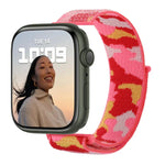 Dây đồng hồ vòng nylon cho Apple Watch Series, 7 45mm / 6&SE&5&4 44mm / 3&2&1 42mm, 7 41mm / 6&SE&5&4 40mm / 3&2&1 38mm