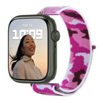 Dây đồng hồ vòng nylon cho Apple Watch Series, 7 45mm / 6&SE&5&4 44mm / 3&2&1 42mm, 7 41mm / 6&SE&5&4 40mm / 3&2&1 38mm